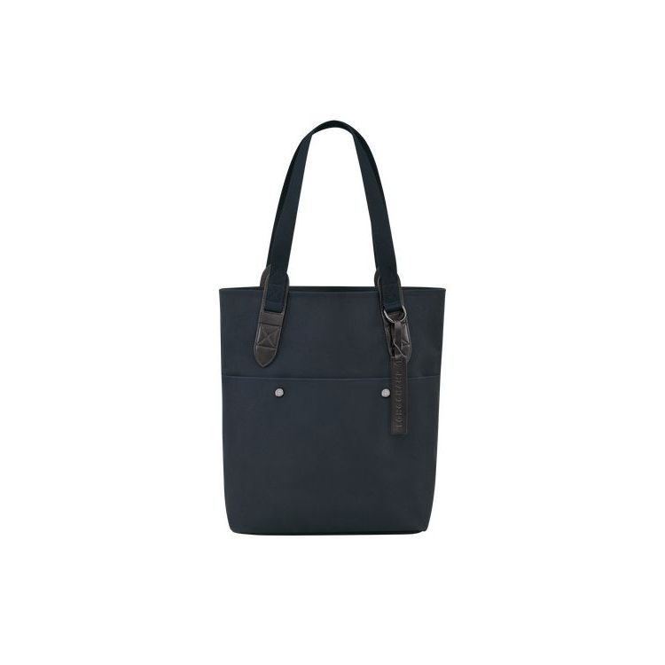 Sac À Main Longchamp Tote Tela Bleu Marine | 05279-HZOL