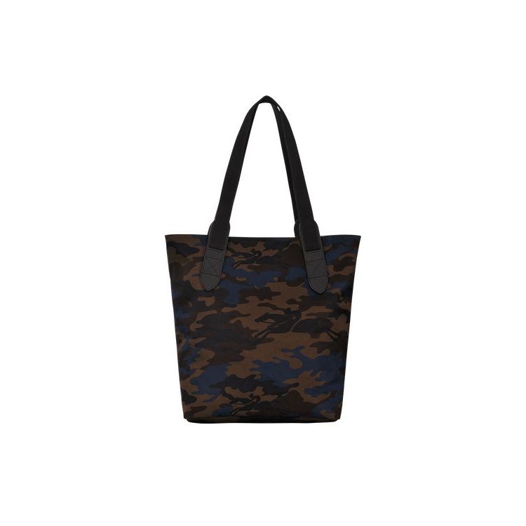 Sac À Main Longchamp Tote Tela Bleu Marine | 35824-ROZG