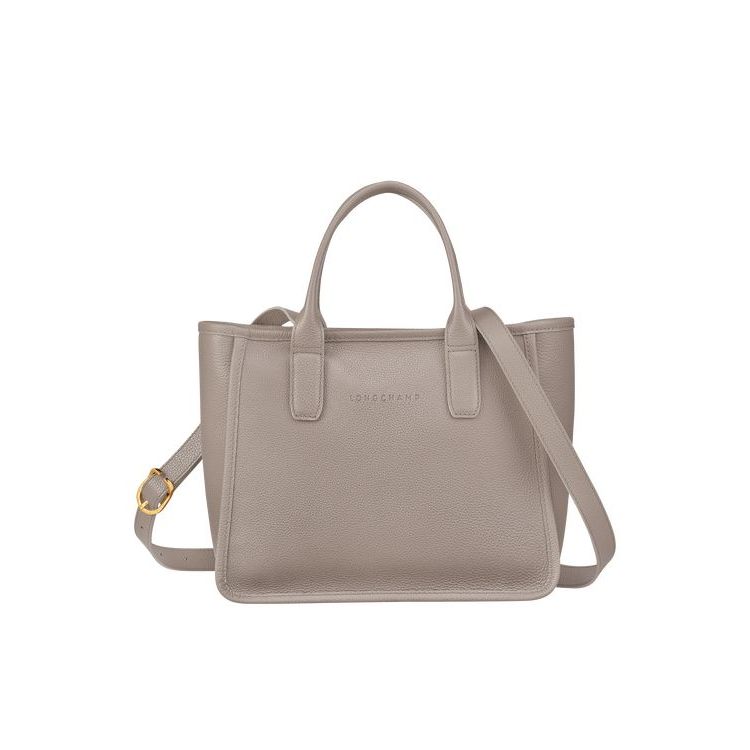 Sac À Main Longchamp Turtledove Cuir Grise | 01735-RGMO