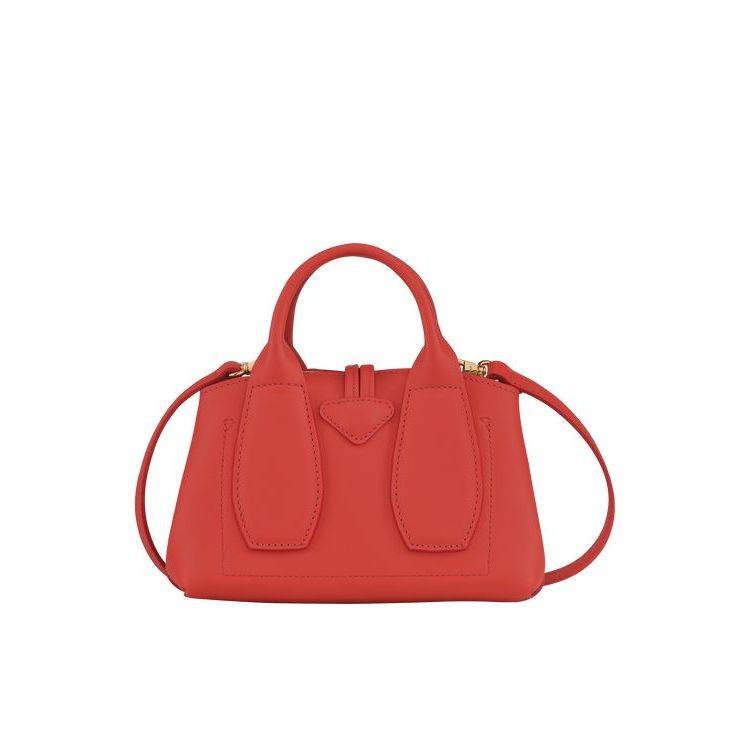 Sac À Main Longchamp Xs Cuir Rose | 54129-OMUA