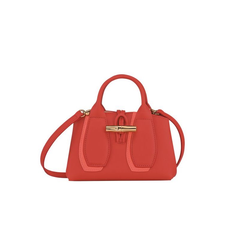 Sac À Main Longchamp Xs Cuir Rose | 54129-OMUA