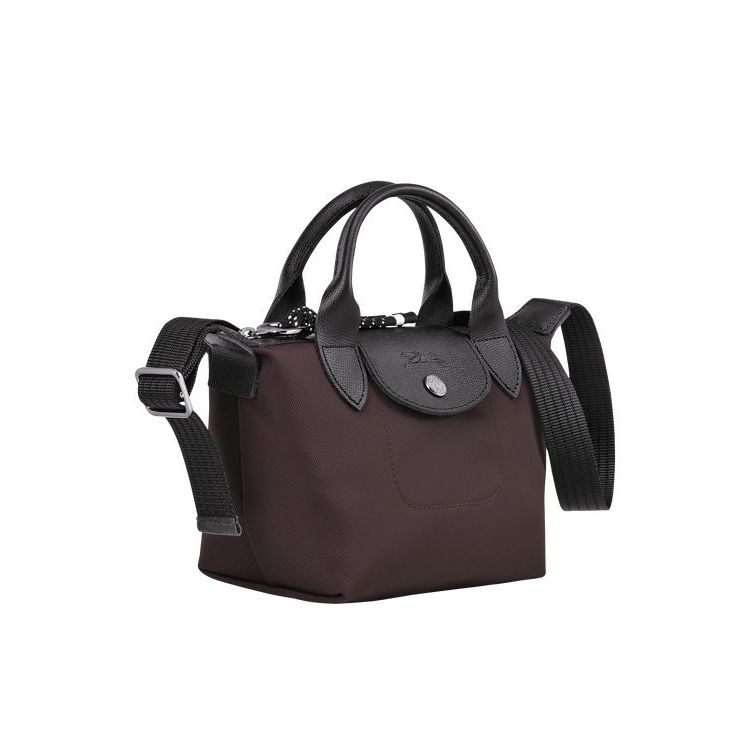 Sac À Main Longchamp Xs Recycled canvas Bordeaux | 60451-MYIQ