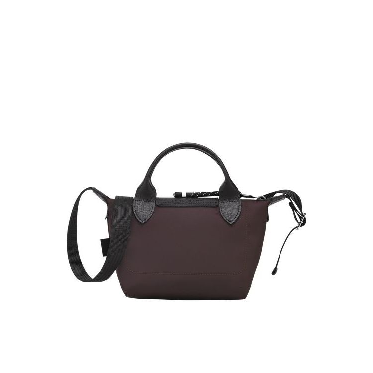 Sac À Main Longchamp Xs Recycled canvas Bordeaux | 67842-XFVQ