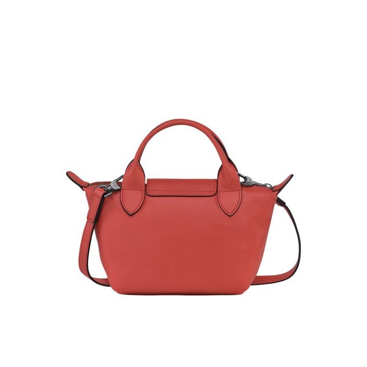 Sac À Main Longchamp Xs Terracotta Cuir Orange | 67923-HAEI