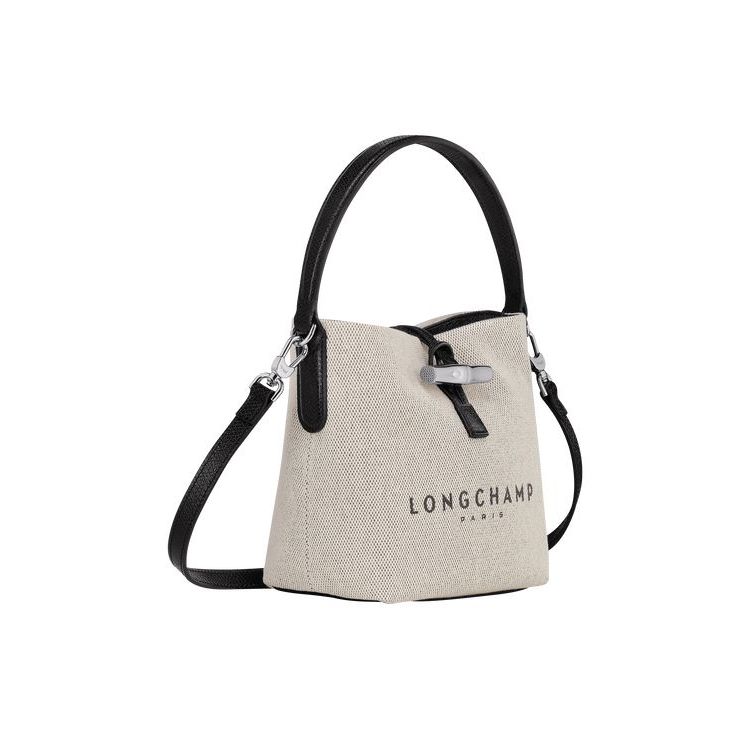 Sacs Crossbody Longchamp Bucket S Ecru Tela Beige | 72091-RVOU