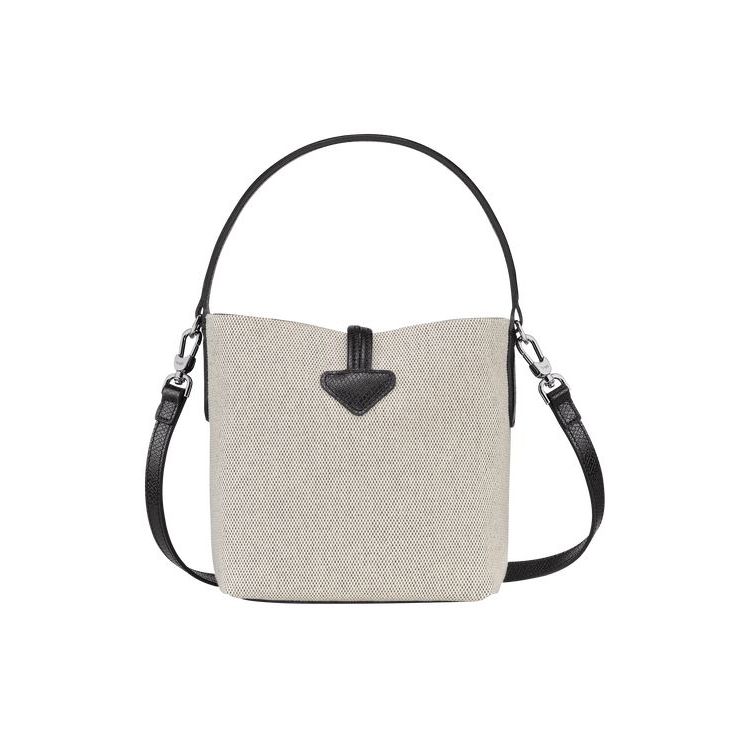 Sacs Crossbody Longchamp Bucket S Ecru Tela Beige | 72091-RVOU