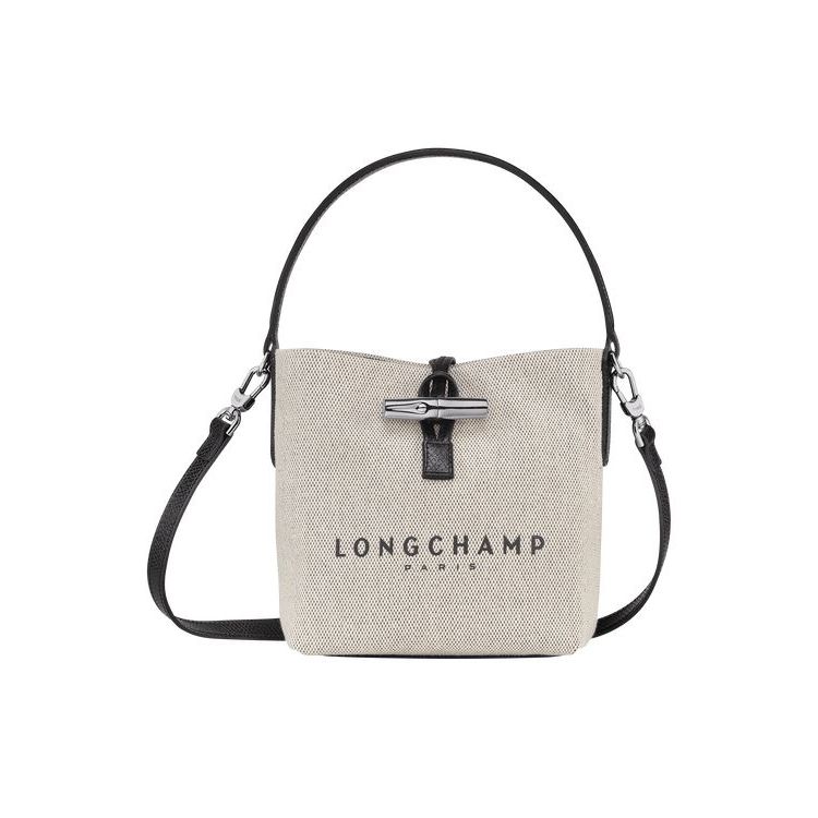 Sacs Crossbody Longchamp Bucket S Ecru Tela Beige | 72091-RVOU