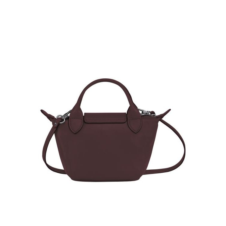 Sacs Crossbody Longchamp Cuir Bordeaux | 57106-TUIB