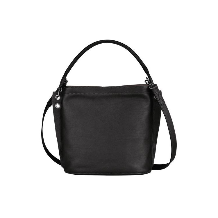 Sacs Crossbody Longchamp Cuir Noir | 37964-TEWC