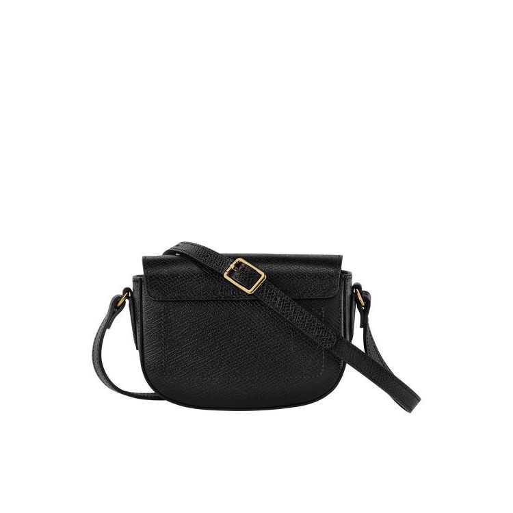 Sacs Crossbody Longchamp Cuir Noir | 50784-CIFL