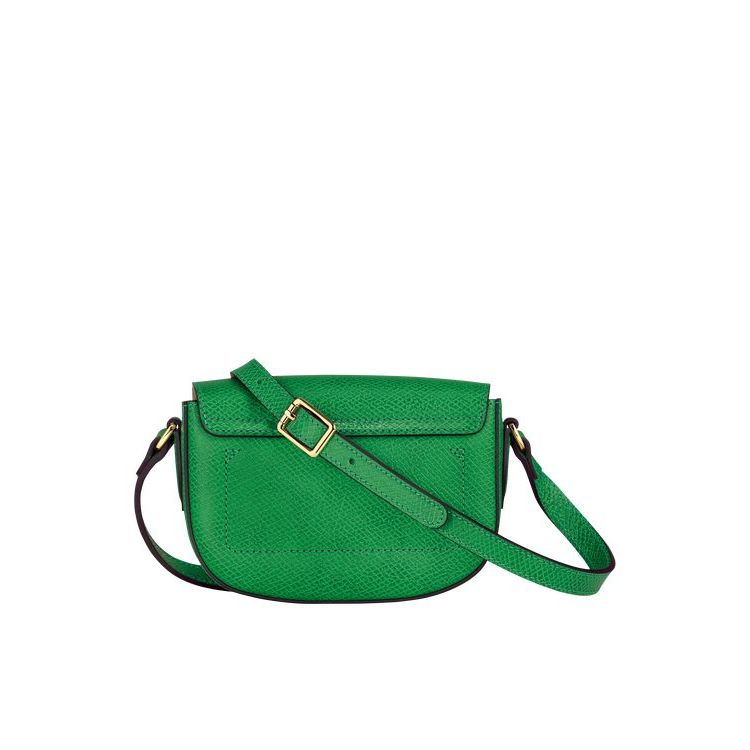 Sacs Crossbody Longchamp Cuir Vert | 23864-JIHN