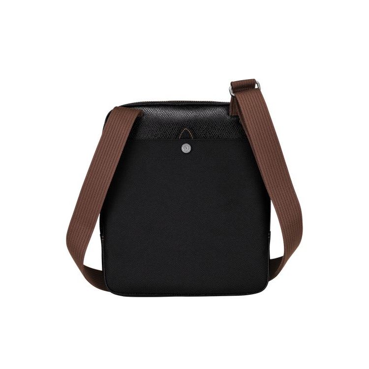 Sacs Crossbody Longchamp L Tela Noir | 69215-WMOP