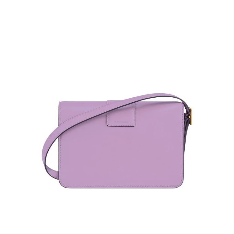 Sacs Crossbody Longchamp M Cuir Violette | 08549-NMZW