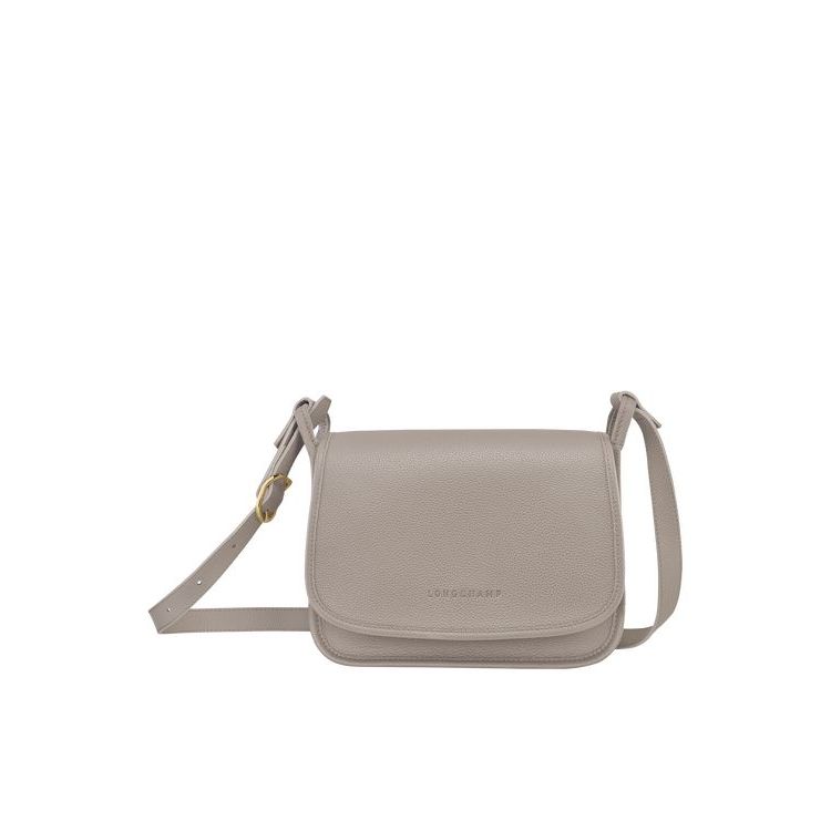 Sacs Crossbody Longchamp M Turtledove Cuir Grise | 35928-RSJF