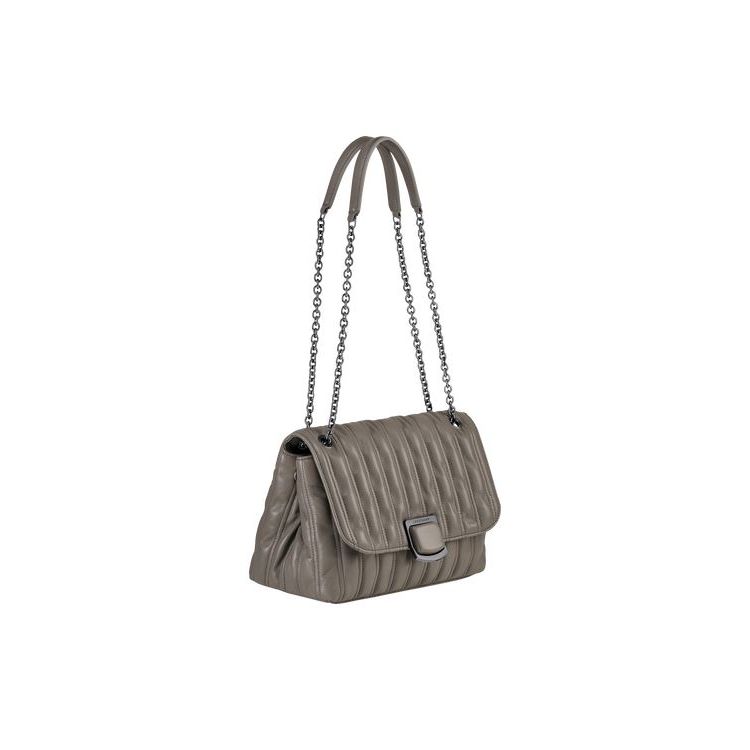 Sacs Crossbody Longchamp M Turtledove Cuir Grise | 69824-BLMV