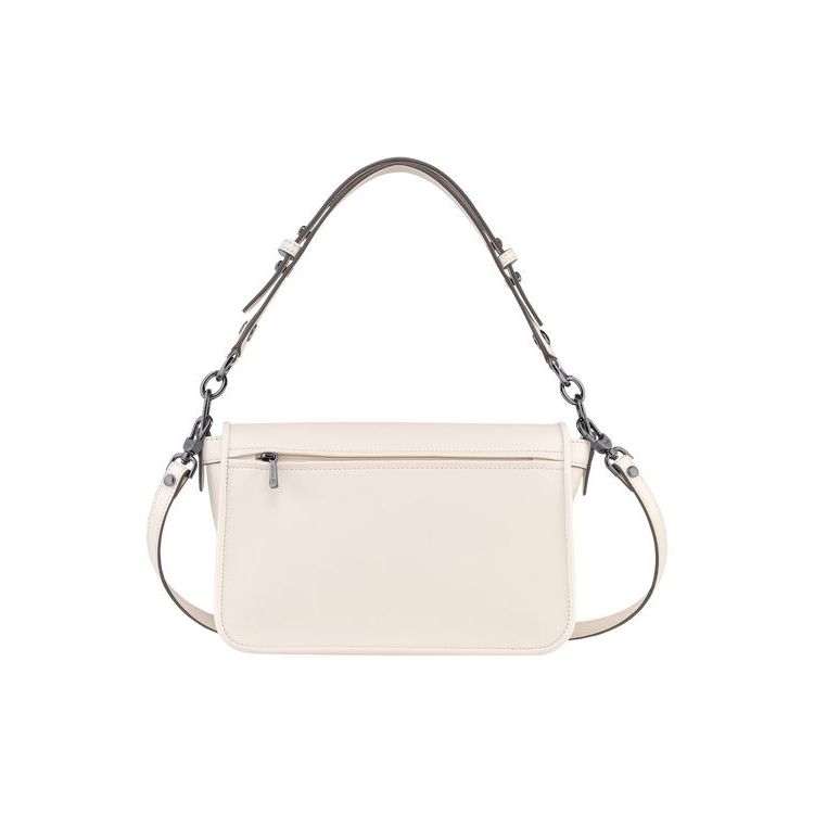 Sacs Crossbody Longchamp S Cuir Blanche | 38564-STMR