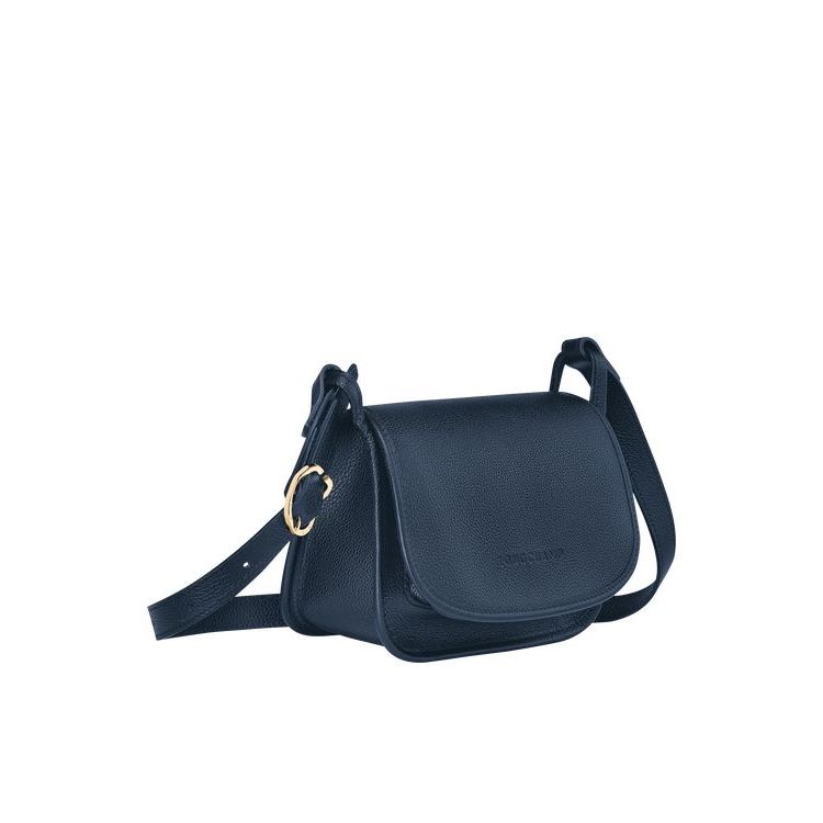 Sacs Crossbody Longchamp S Cuir Bleu Marine | 13604-ACXJ