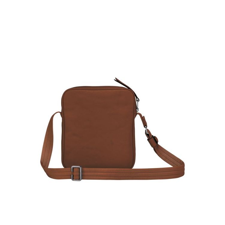 Sacs Crossbody Longchamp S Cuir Marron | 80572-JKFV