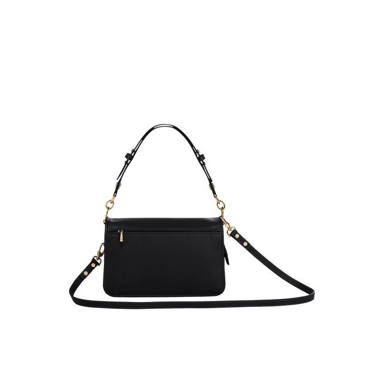 Sacs Crossbody Longchamp S Cuir Noir | 08615-ZBHT