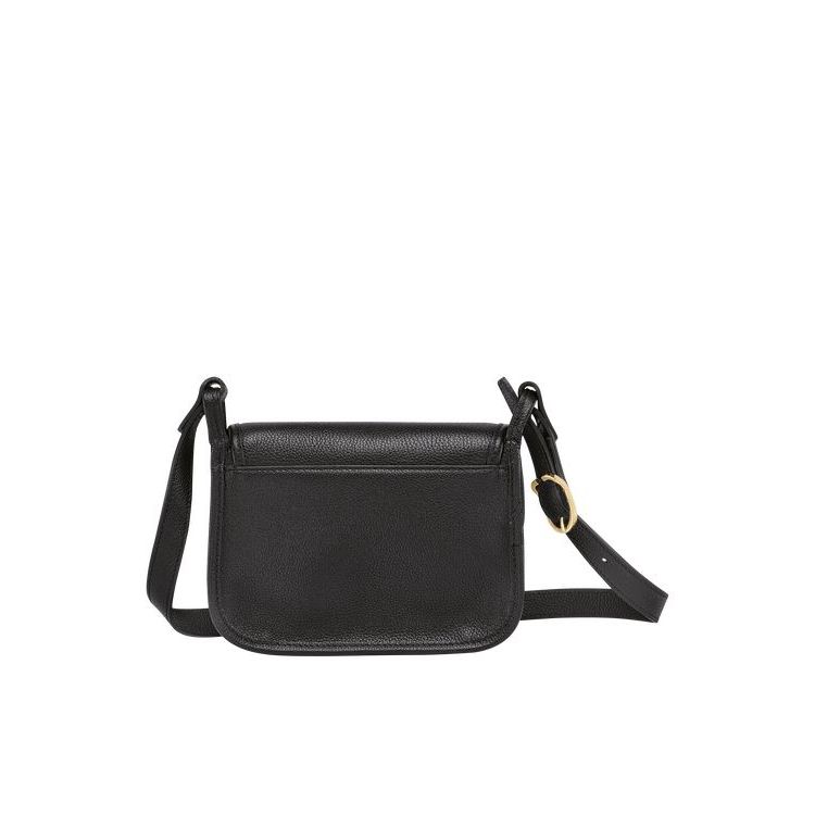 Sacs Crossbody Longchamp S Cuir Noir | 92563-WHVJ