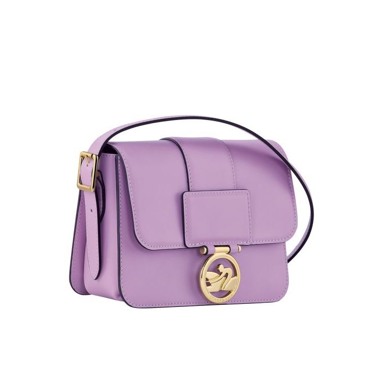 Sacs Crossbody Longchamp S Cuir Violette | 08653-BCMJ