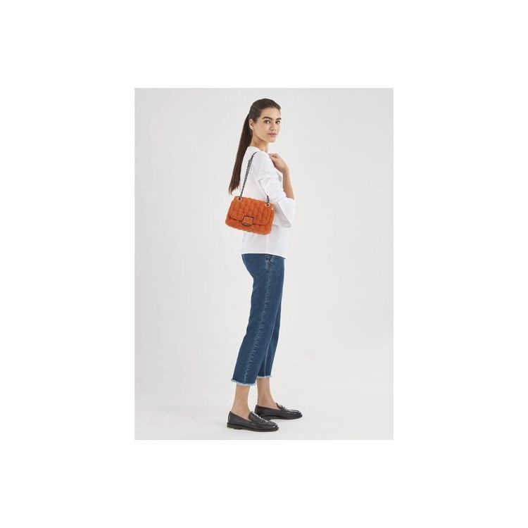 Sacs Crossbody Longchamp S Tela Orange | 20937-XWZU