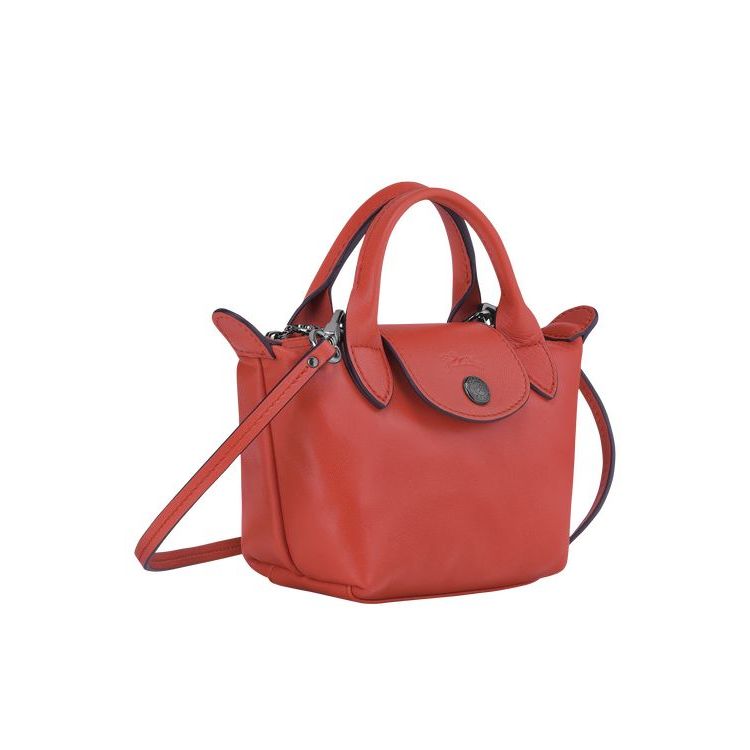 Sacs Crossbody Longchamp Terracotta Cuir Orange | 29410-TVSE