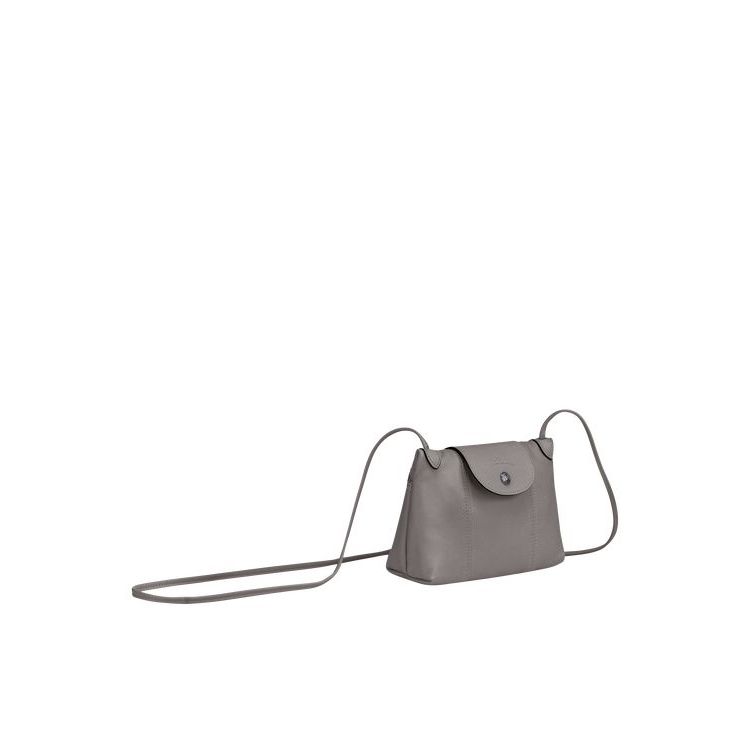 Sacs Crossbody Longchamp Turtledove Cuir Grise | 80974-LBZJ