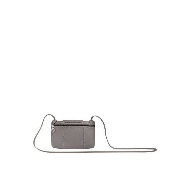 Sacs Crossbody Longchamp Turtledove Cuir Grise | 80974-LBZJ