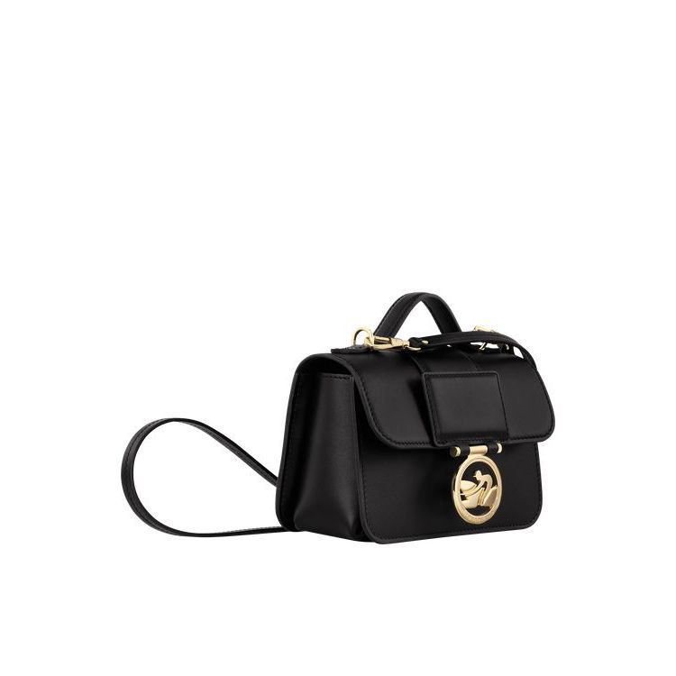 Sacs Crossbody Longchamp Xs Cuir Noir | 37819-ZVLJ