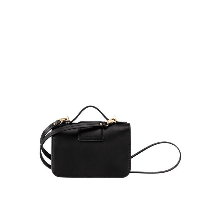 Sacs Crossbody Longchamp Xs Cuir Noir | 37819-ZVLJ