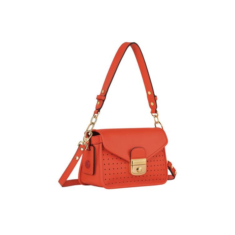 Sacs Crossbody Longchamp Xs Cuir Orange | 18925-IATD