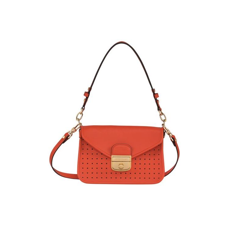 Sacs Crossbody Longchamp Xs Cuir Orange | 18925-IATD