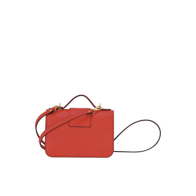 Sacs Crossbody Longchamp Xs Cuir Orange | 26470-QULV