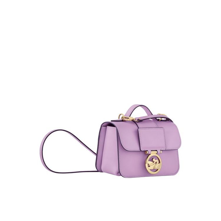 Sacs Crossbody Longchamp Xs Cuir Violette | 74182-EFNH