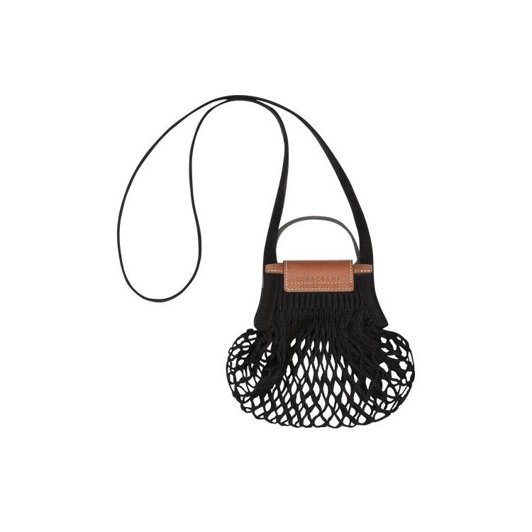 Sacs Crossbody Longchamp Xs Tela Noir | 81072-JNSL