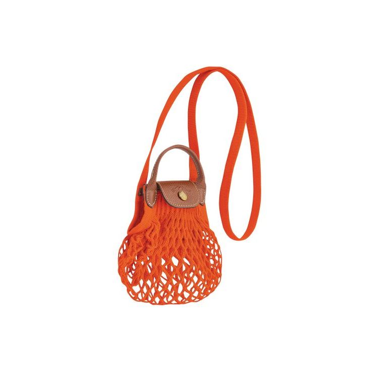 Sacs Crossbody Longchamp Xs Tela Orange | 59720-OFBN