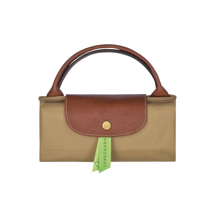 Sacs De Voyage Longchamp L Desert Recycled canvas Kaki | 19307-WXZE