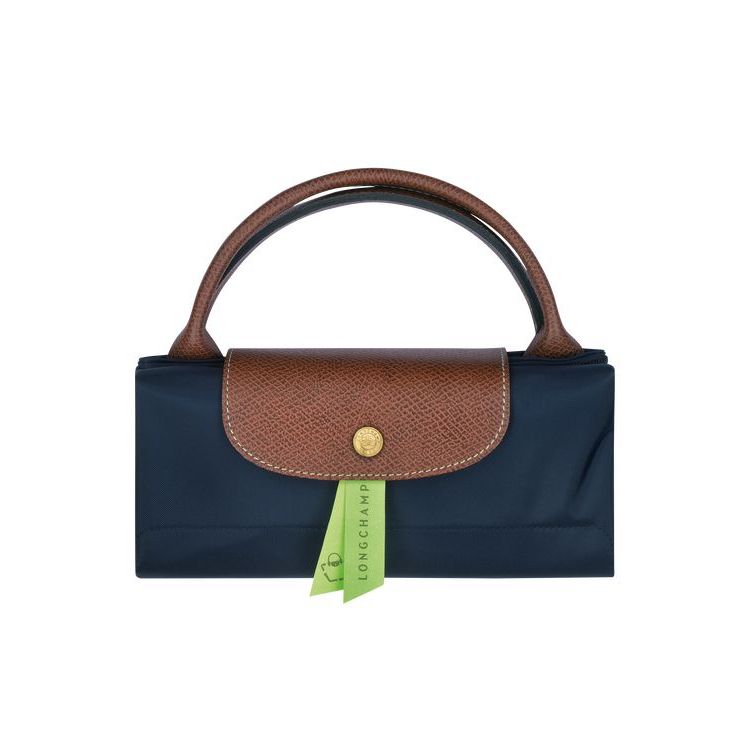 Sacs De Voyage Longchamp L Recycled canvas Bleu Marine | 25094-VOJZ