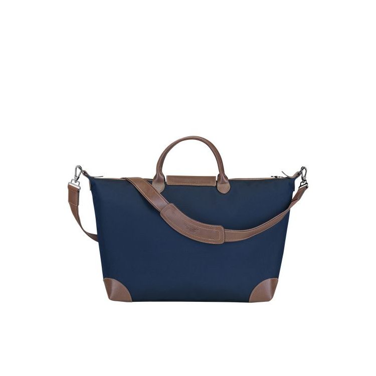 Sacs De Voyage Longchamp L Tela Bleu | 35871-WPDS