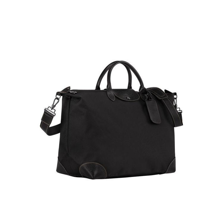 Sacs De Voyage Longchamp L Tela Noir | 54312-CZKW