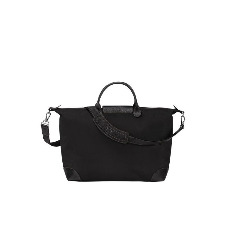 Sacs De Voyage Longchamp L Tela Noir | 54312-CZKW