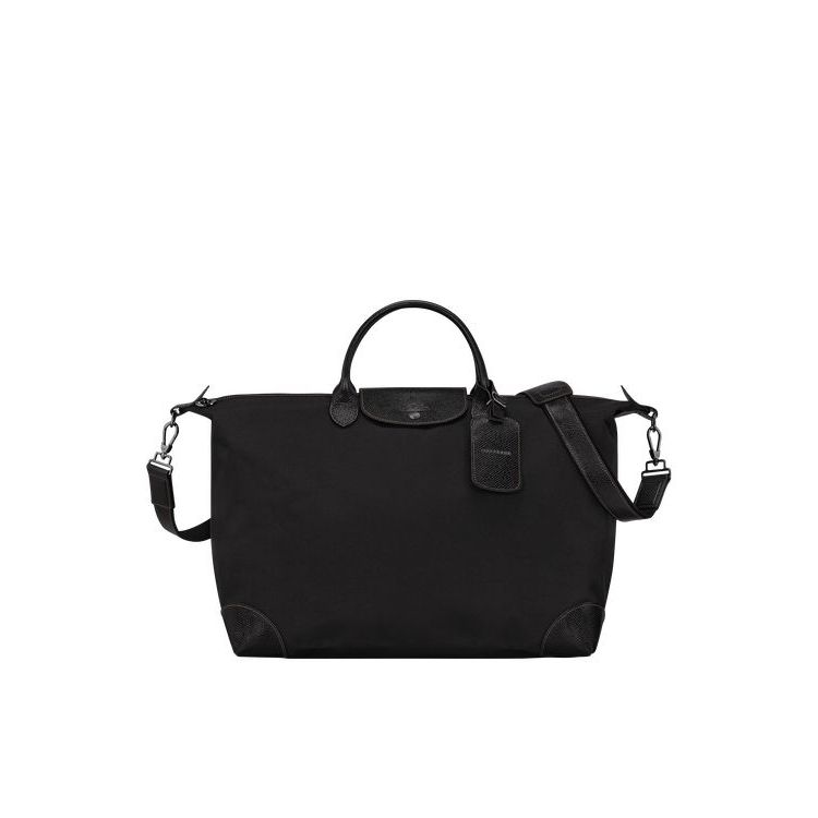 Sacs De Voyage Longchamp L Tela Noir | 54312-CZKW