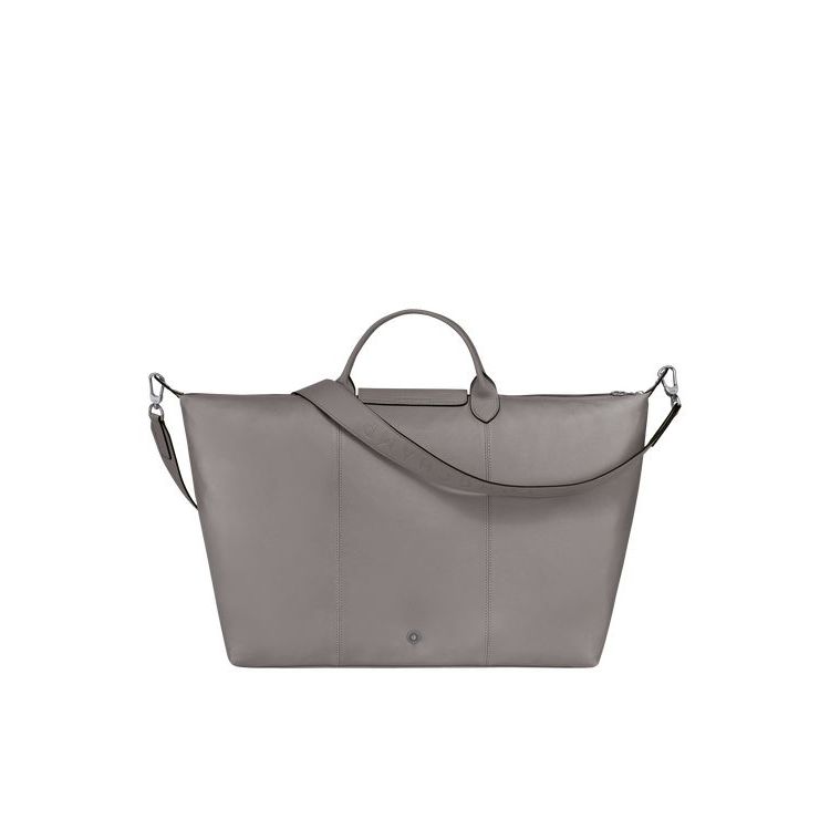 Sacs De Voyage Longchamp L Turtledove Cuir Grise | 12506-ILCU