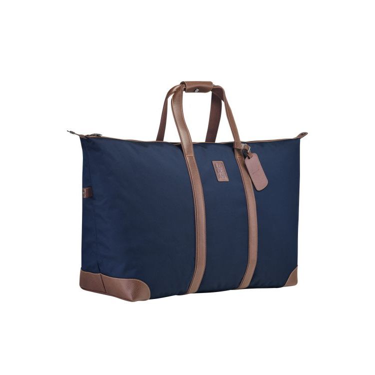 Sacs De Voyage Longchamp Tela Bleu | 02167-HJLA