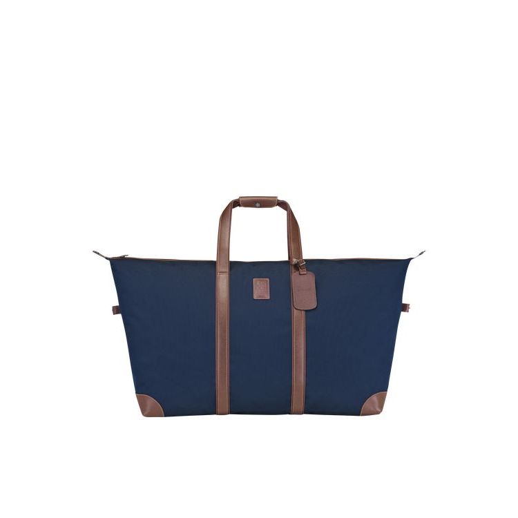 Sacs De Voyage Longchamp Tela Bleu | 02167-HJLA