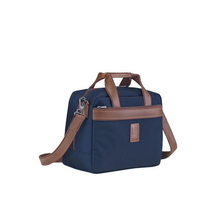 Sacs De Voyage Longchamp Tela Bleu | 41938-YKCL