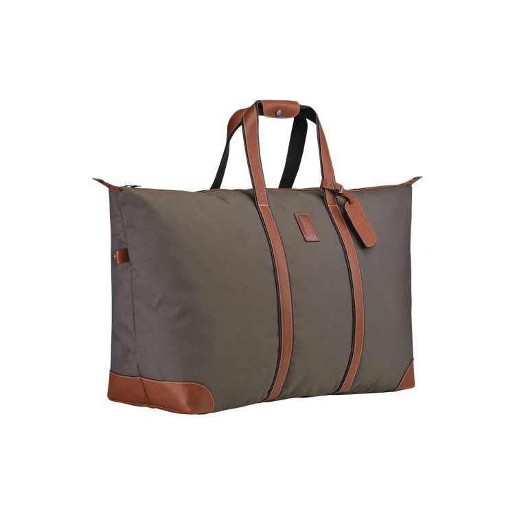 Sacs De Voyage Longchamp Tela Marron | 29457-CQYL