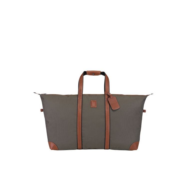 Sacs De Voyage Longchamp Tela Marron | 29457-CQYL