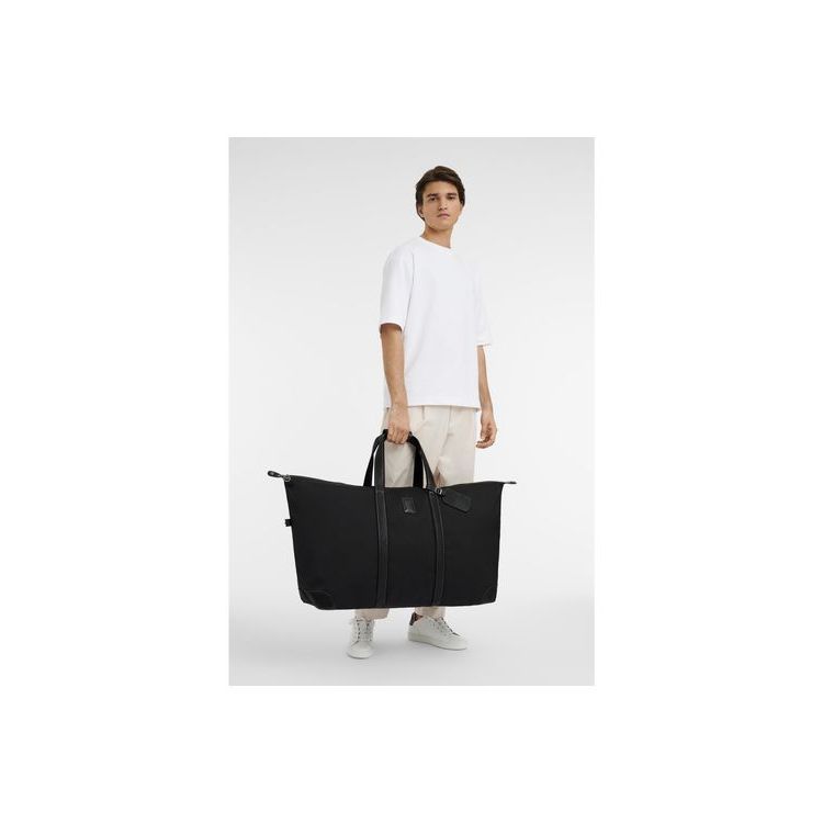 Sacs De Voyage Longchamp Tela Noir | 06743-QNHZ